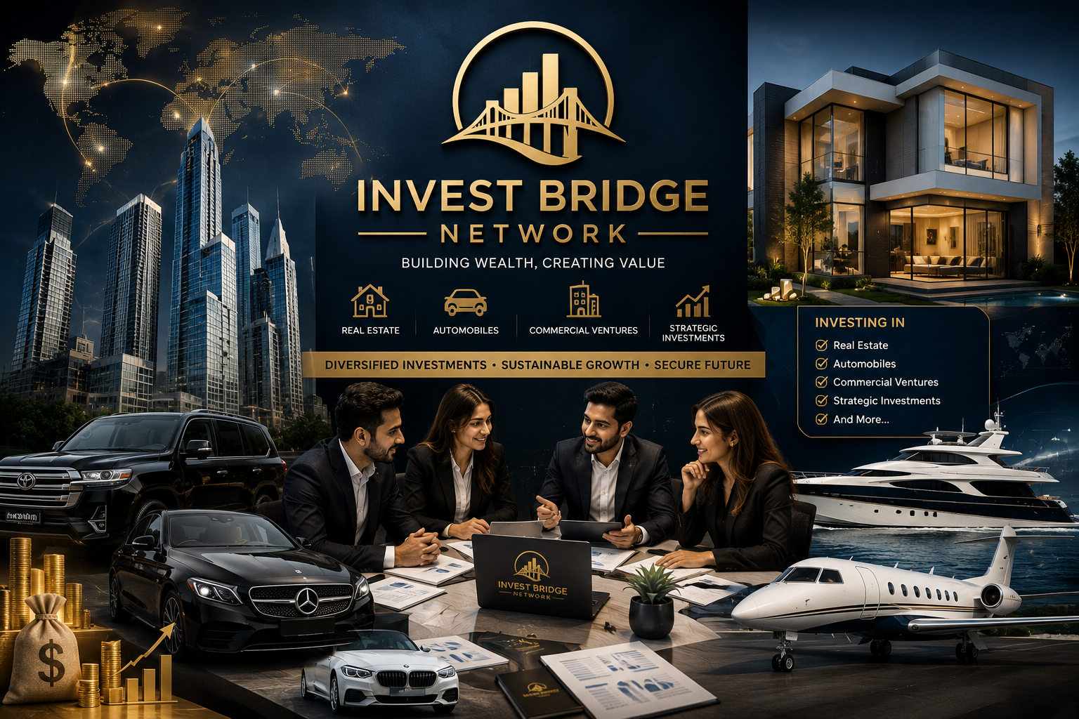 Our professional team at InvestBridge Network